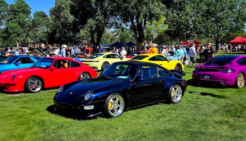Porsche 993 fitted with AWC wheels