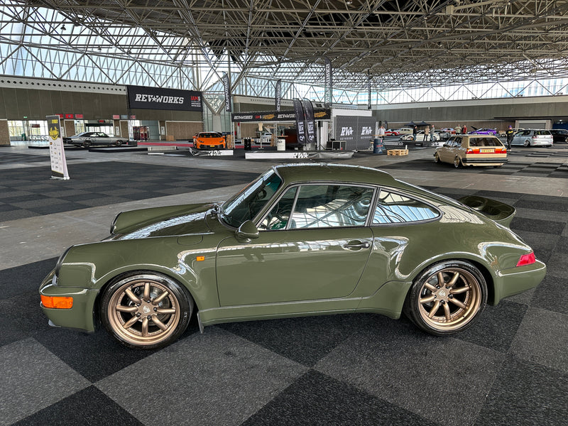 Porsche 911 fitted with AWC wheels