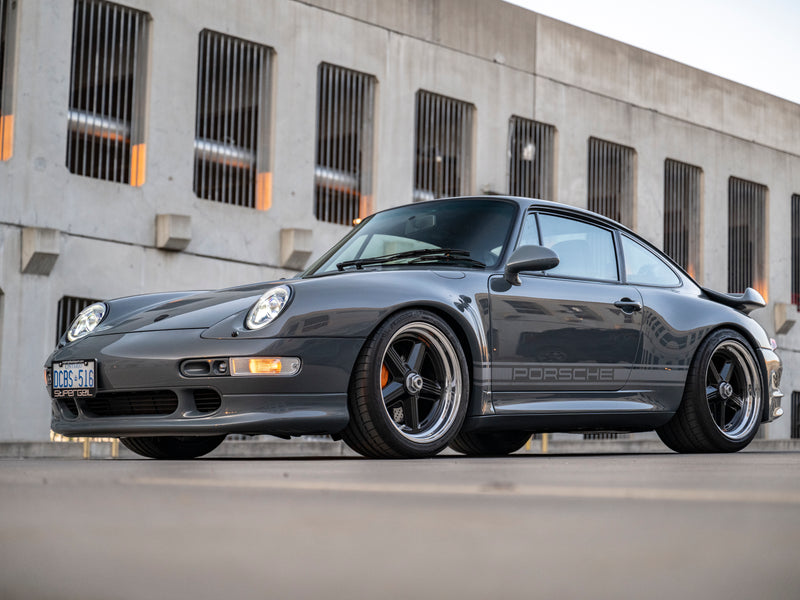 Porsche 993TT fitted with AWC wheels