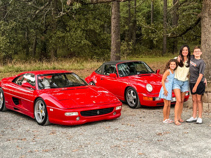 Ferrari 355 fitted with AWC wheels