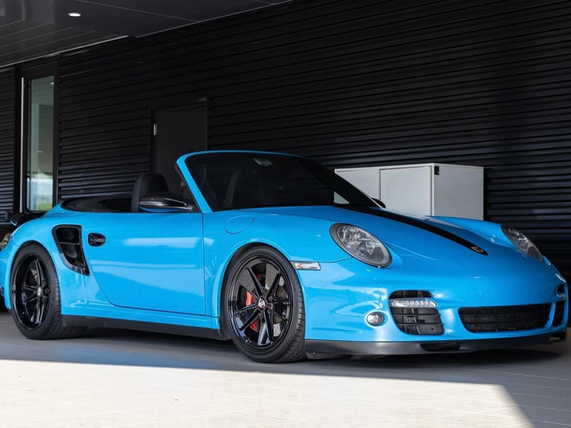 Porsche 997 fitted with AWC wheels