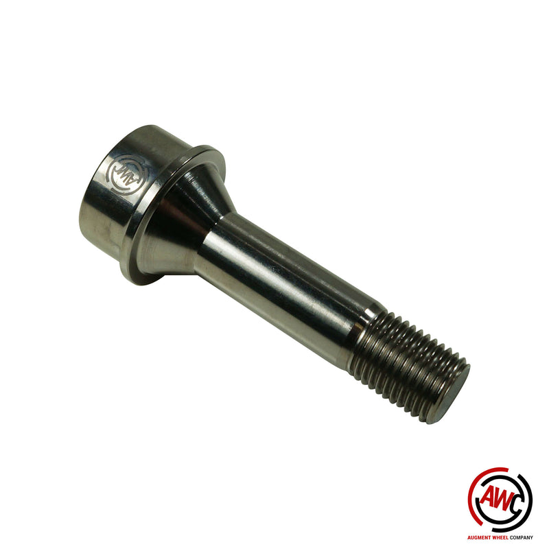 Titanium Ferrari Lug Bolt - OE Length - Silver