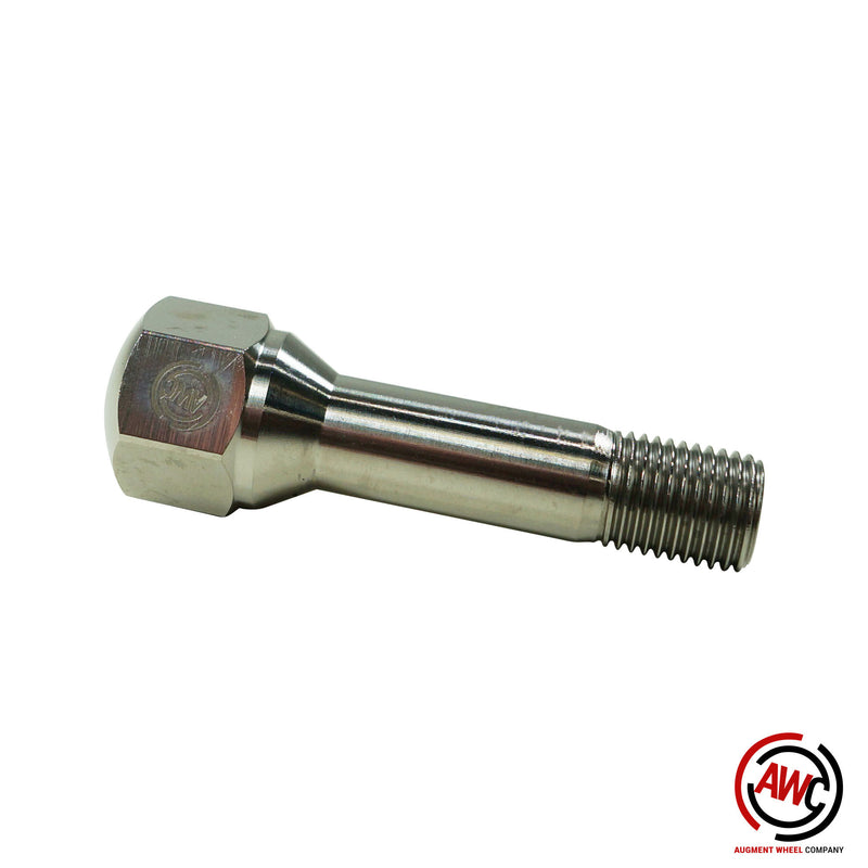 Titanium Maserati Lug Bolt - OE Length - Silver