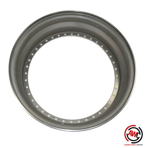 17" Step Outer Lip - American Standard 40 Hole - Raw - Straight Flange